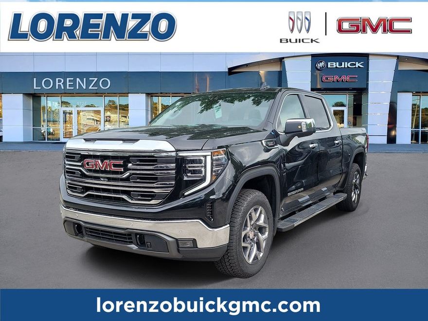 2026 GMC Sierra 1500 SLT en vista tres cuartos frontal