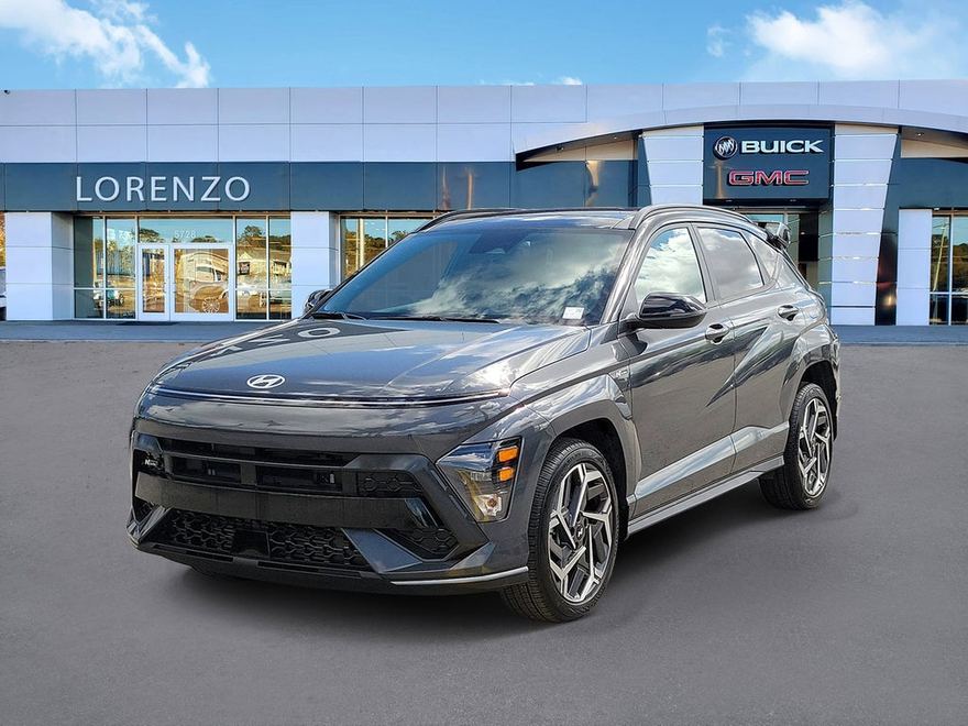 2024 Hyundai Kona N Line en vista tres cuartos frontal