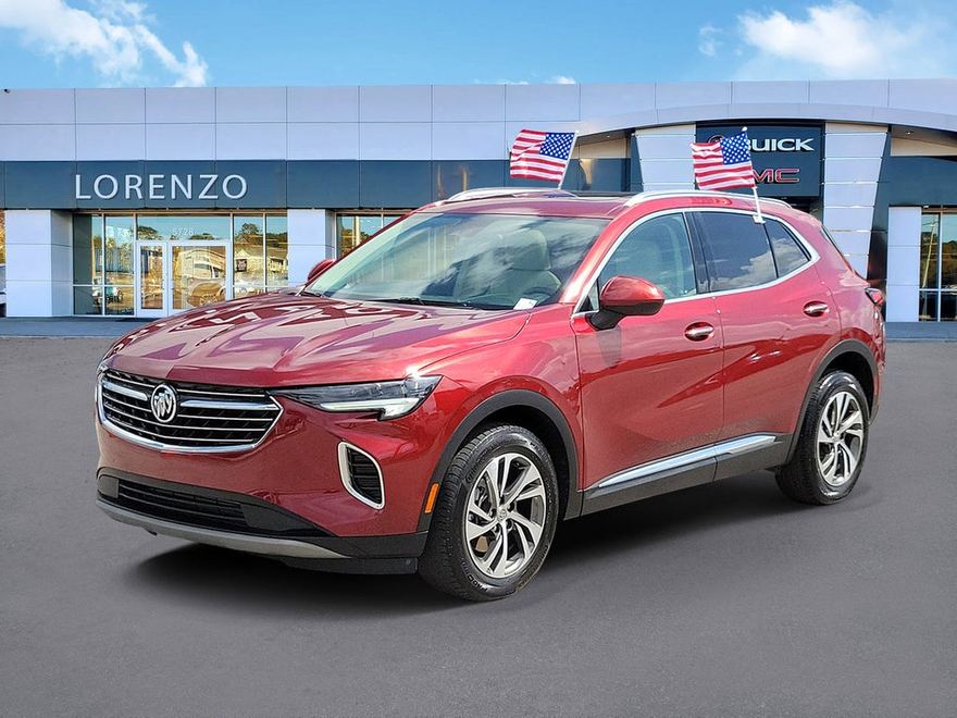 2022 Buick Envision Essence en vista tres cuartos frontal